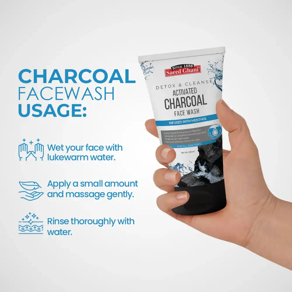 Activated Charcoal Detox & Cleanse Face Wash