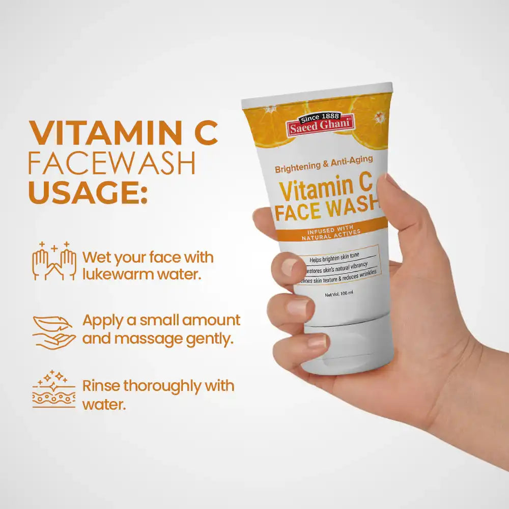 Vitamin C Brightening & Anti Aging Face Wash